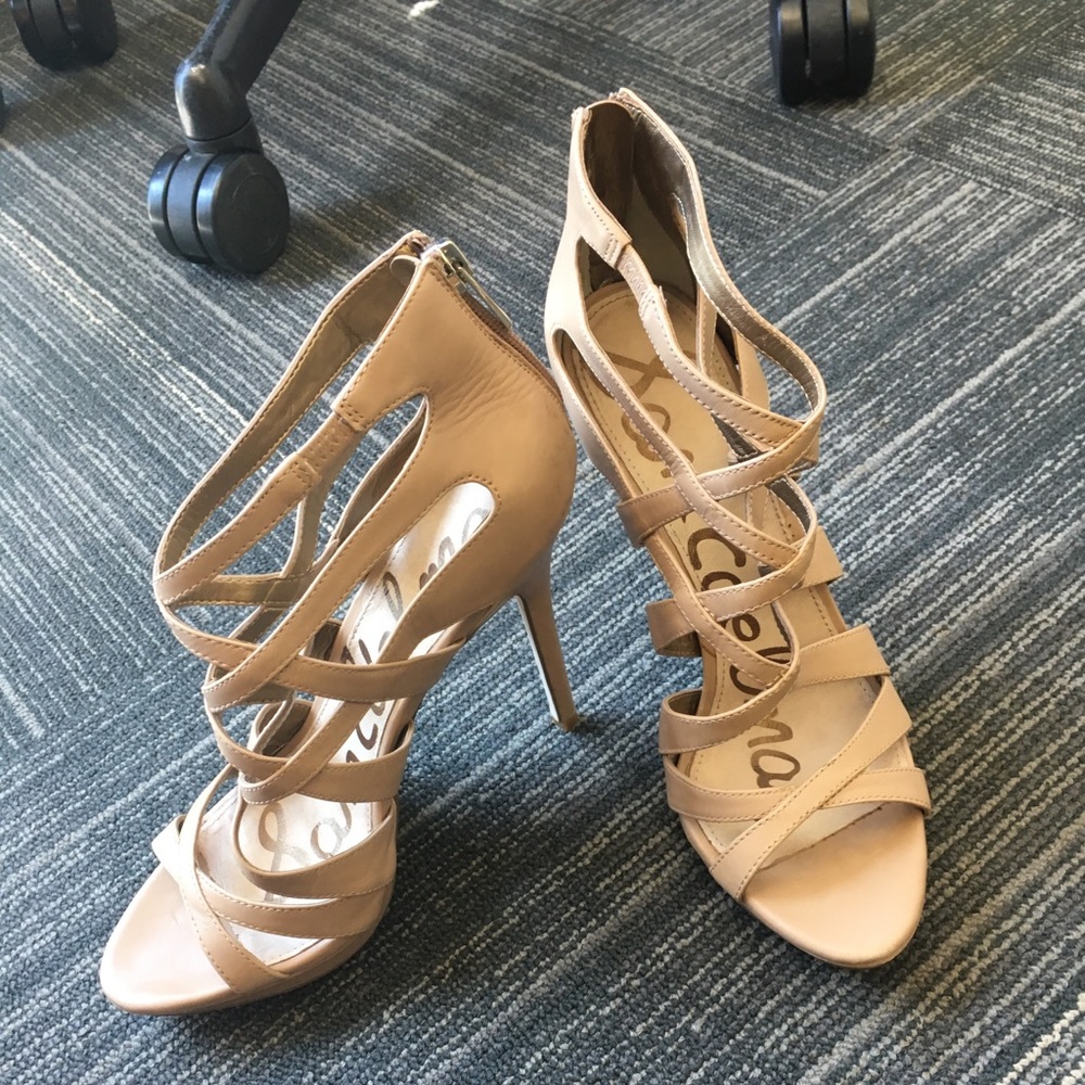 SAM EDELMAN ERIN NUDE HEELS